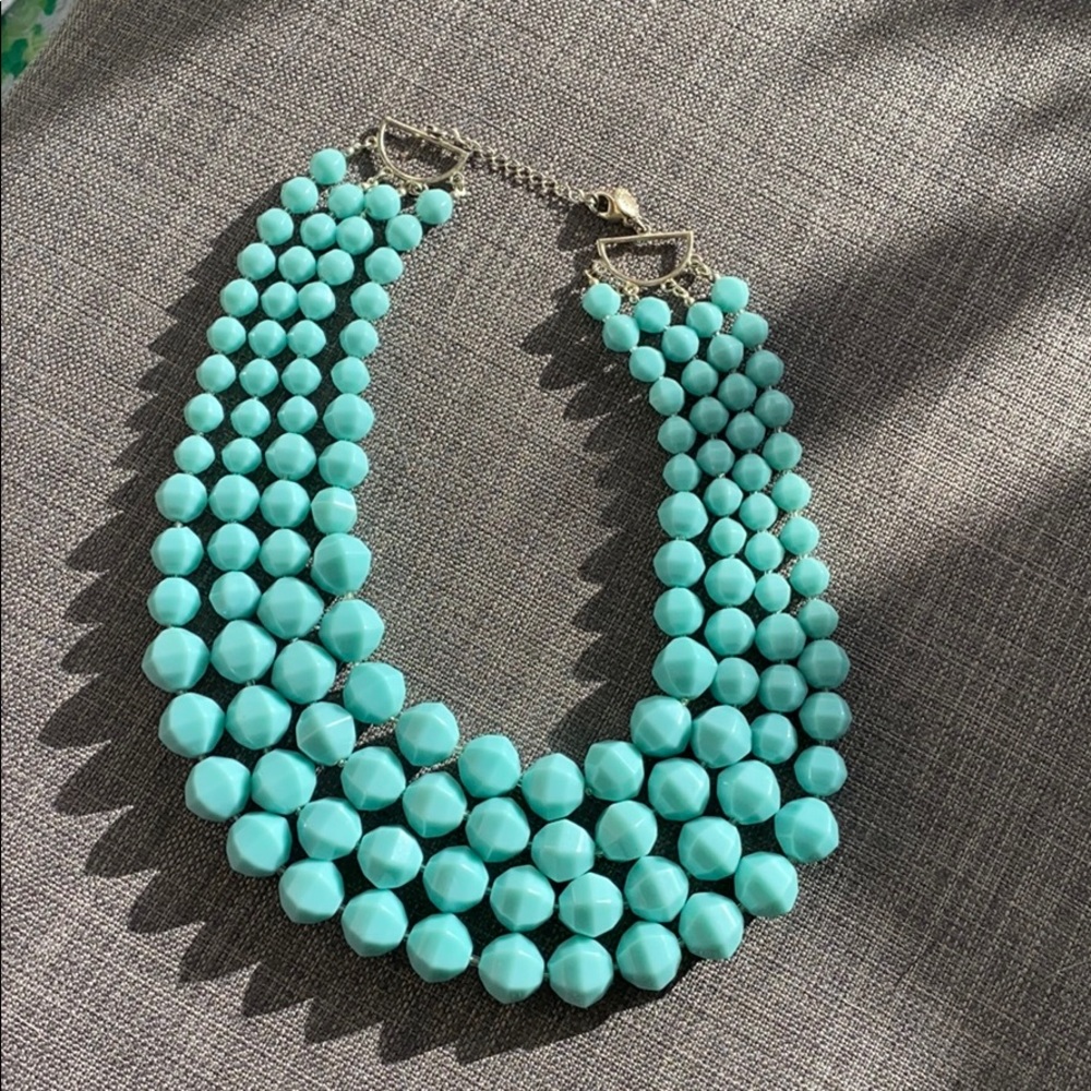 Turquoise beaded necklace